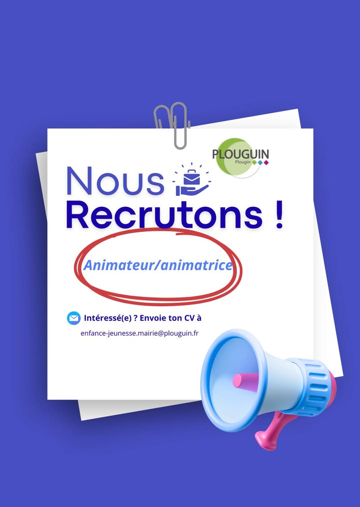 📣 Recrutement été 2026 – 