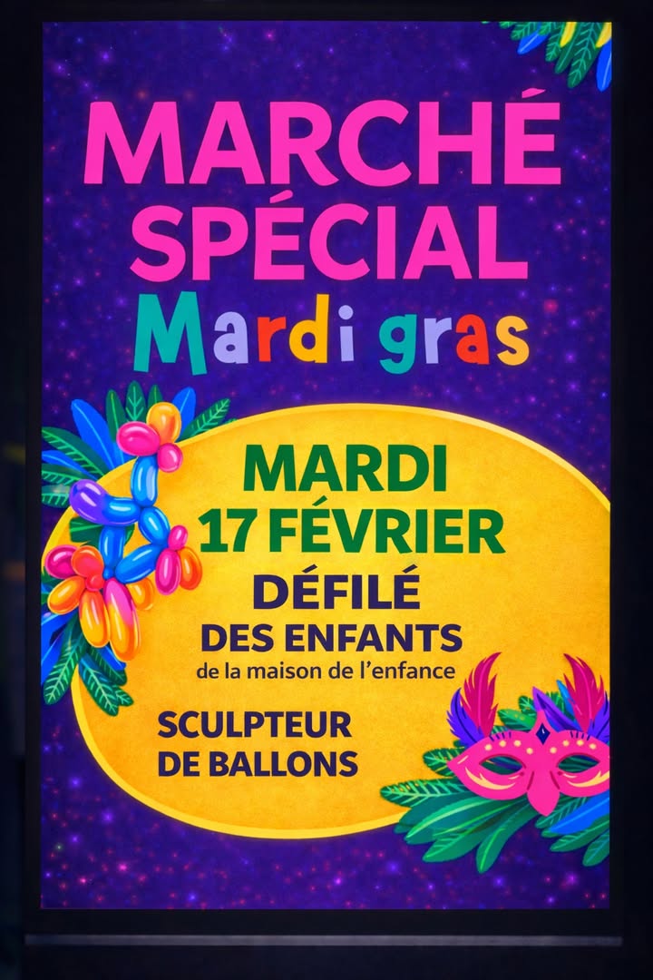 🎭 Marché du mardi – 17 fé