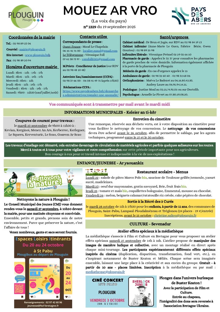 Mouez ar Vro du 19 septembre 202