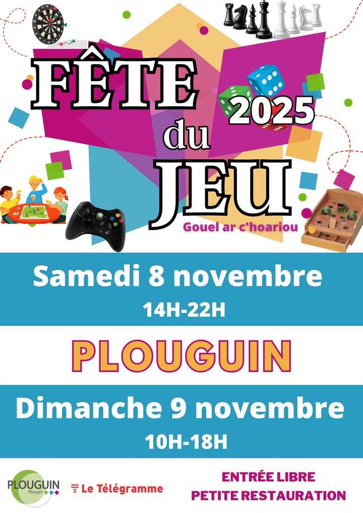 🎉 La Fête du Jeu à Plouguin 🎉 La Fête du Jeu à Plouguin