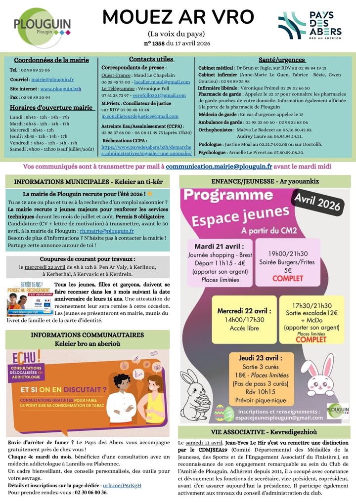 Mouez ar Vro du 17 avril 2026