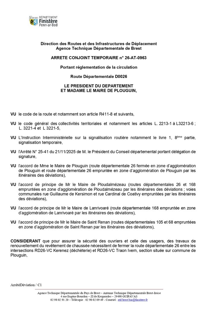 Des travaux de réfection de voi