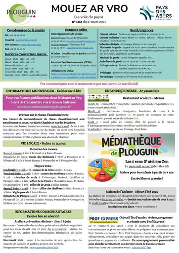 Mouez ar Vro 1355 du 27 mars 2026