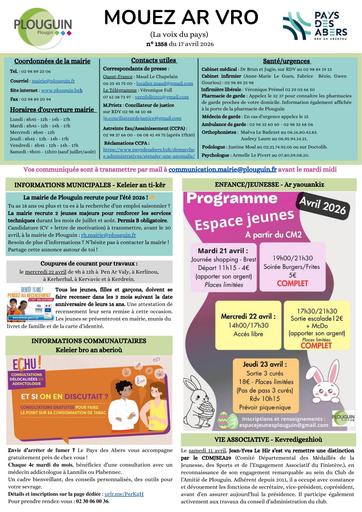 Mouez ar Vro 1358 du 17 avril 2026