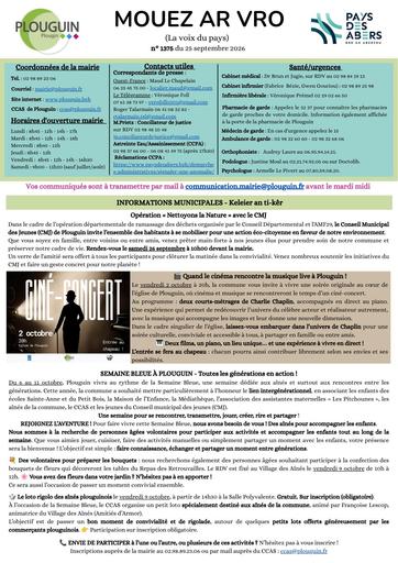Mouez ar Vro 1375 du 25 septembre 2026